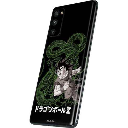 Dragon Ball Z Goku and Shenron Galaxy S20 Fan Edition Skin